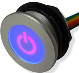 LED illuminated pushbutton/switch CS 30